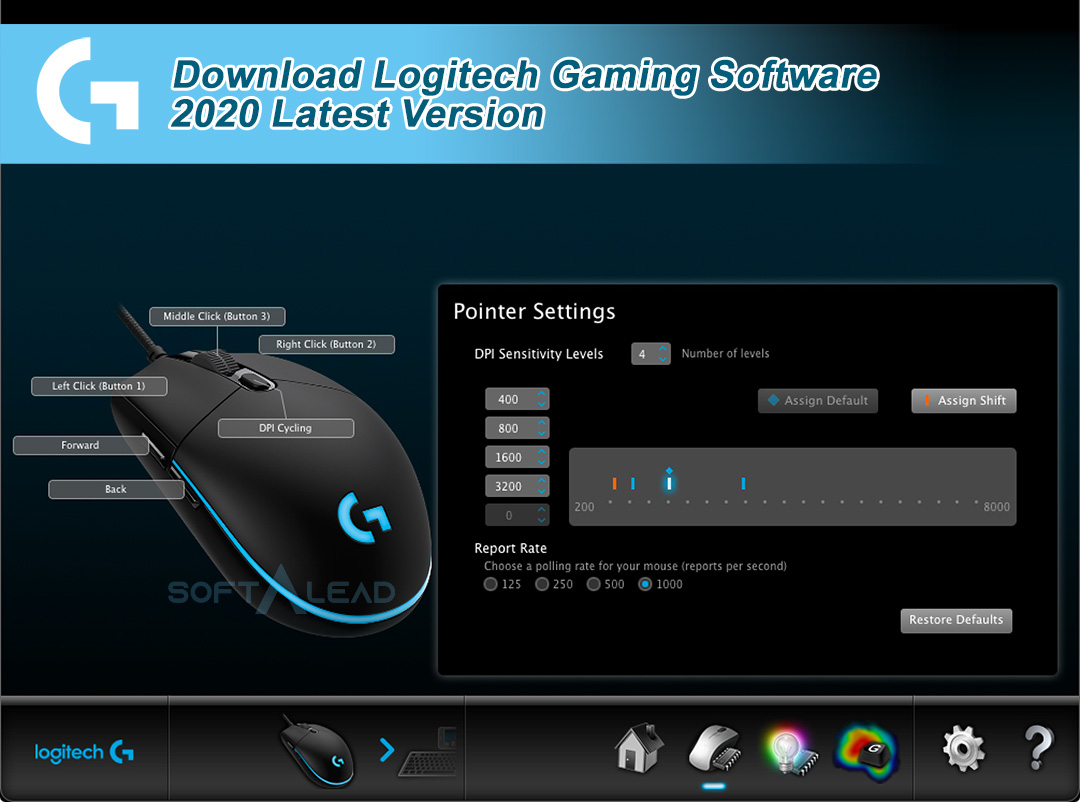 download logitech gaming software